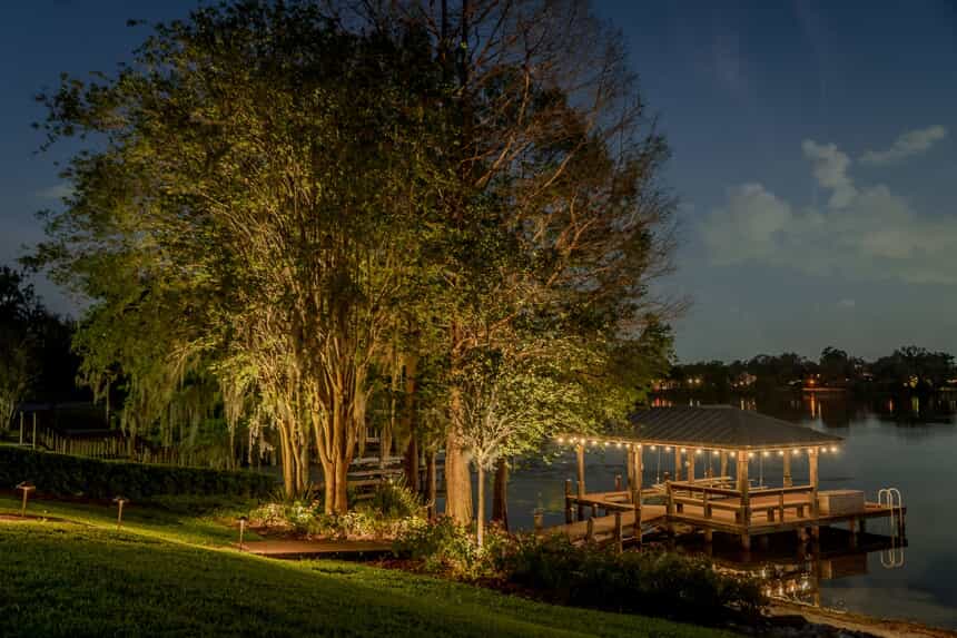 backyard outdoor lighting