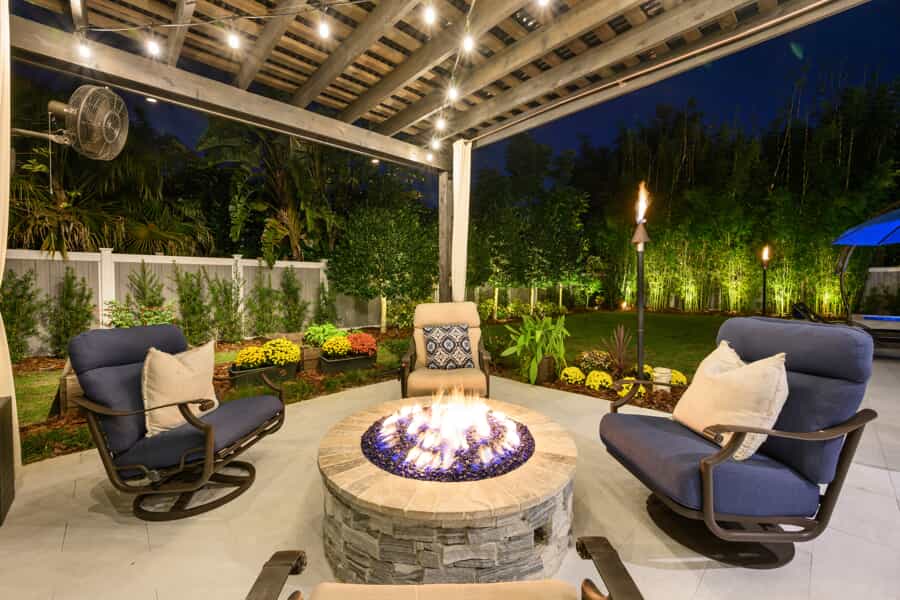 outdoor pergola lighting