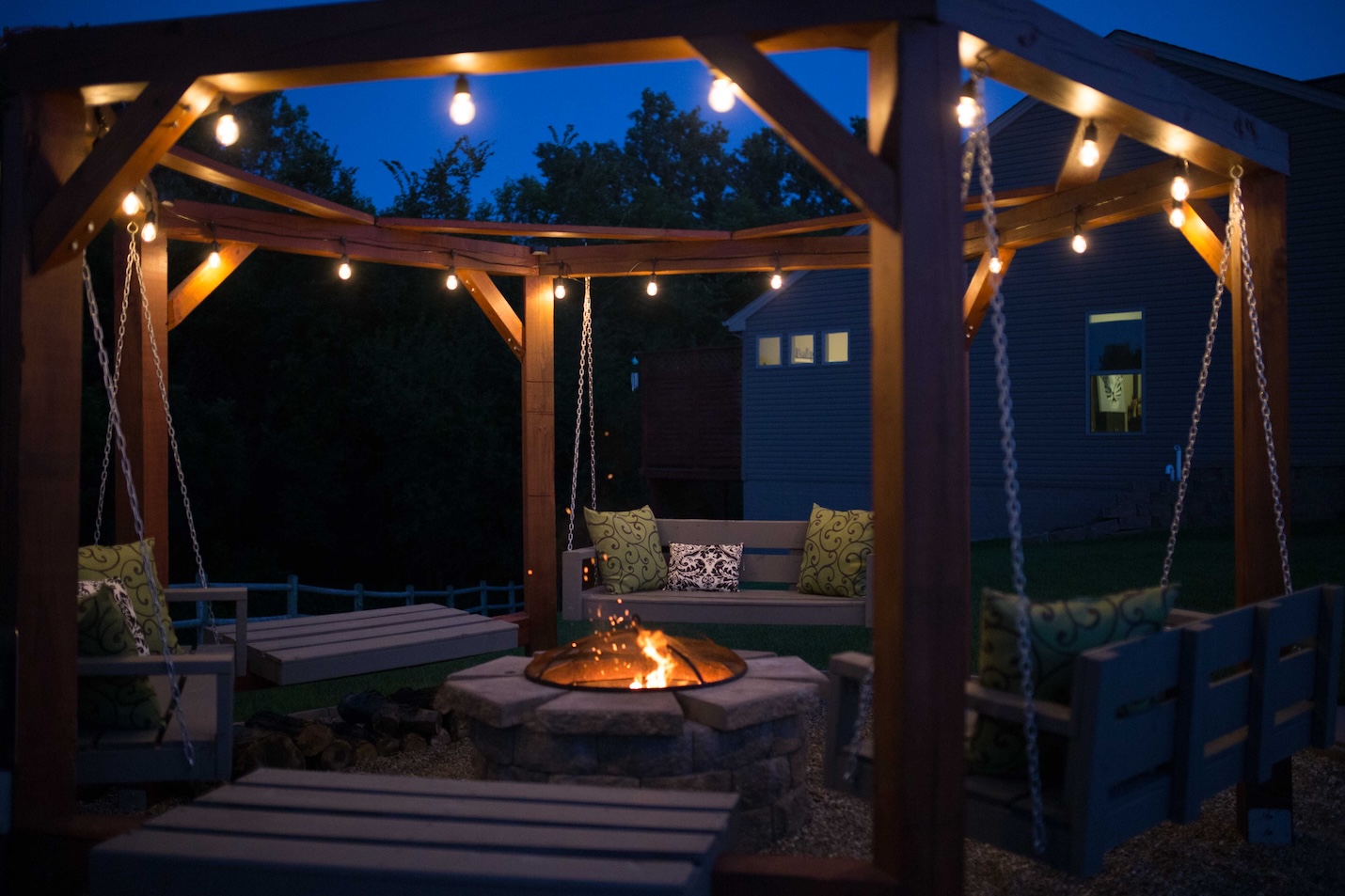 bistro outdoor lighting in Andover