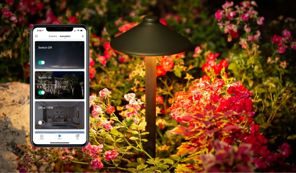 Beckett Ridge smart landscape lighting