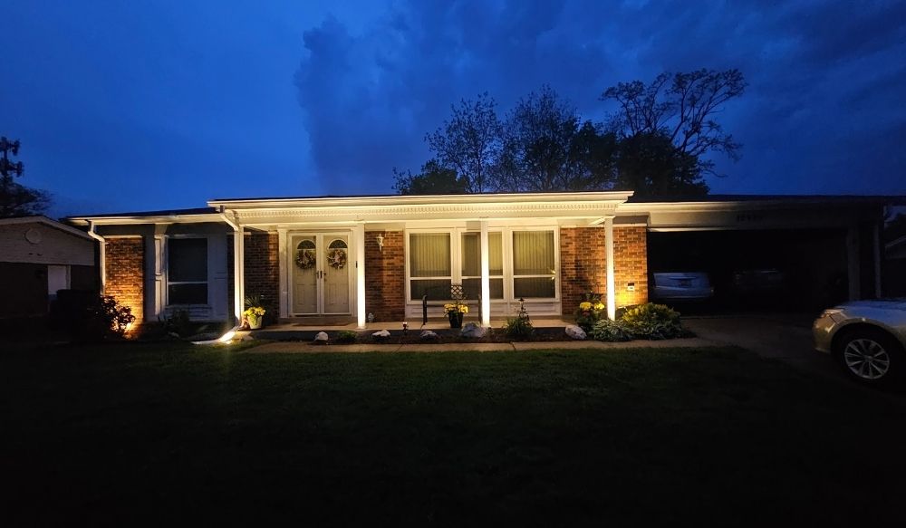 front of home lighting