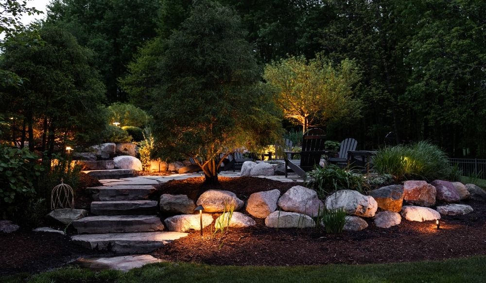 landscape lighting Beverly Shores IN