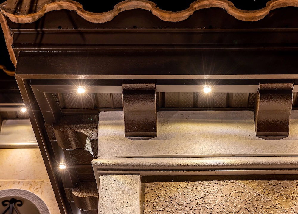 permanent roofline closeup