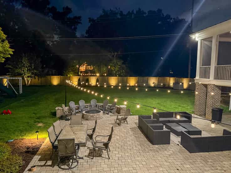 backyard lighting